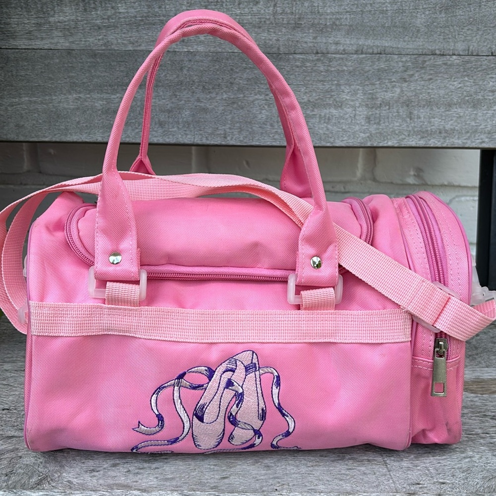 Small Dance Pink Duffle Bag For Kids